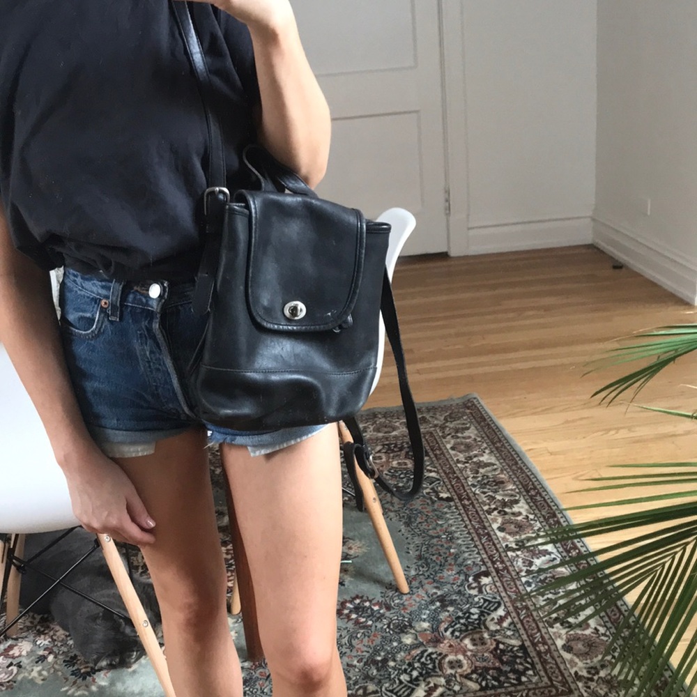 Vintage Authentic Coach Backpack 9960